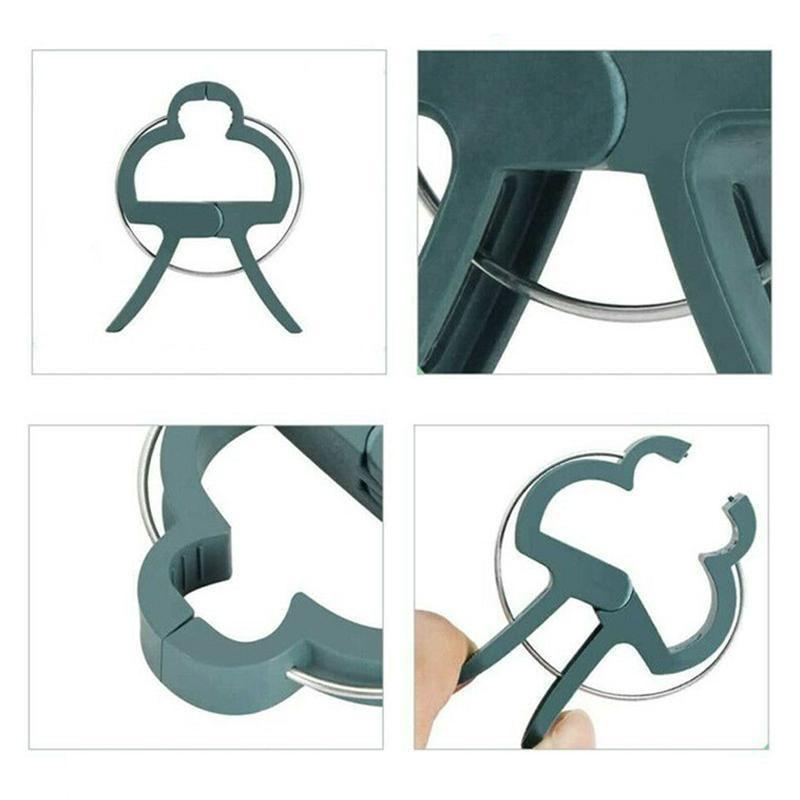 Reusable Garden Flower Lever Loop Gripper Clips