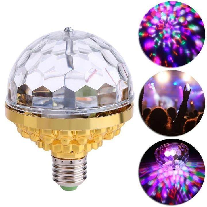 Disco Ball Lamp RGB Rotating LED Party Bulb