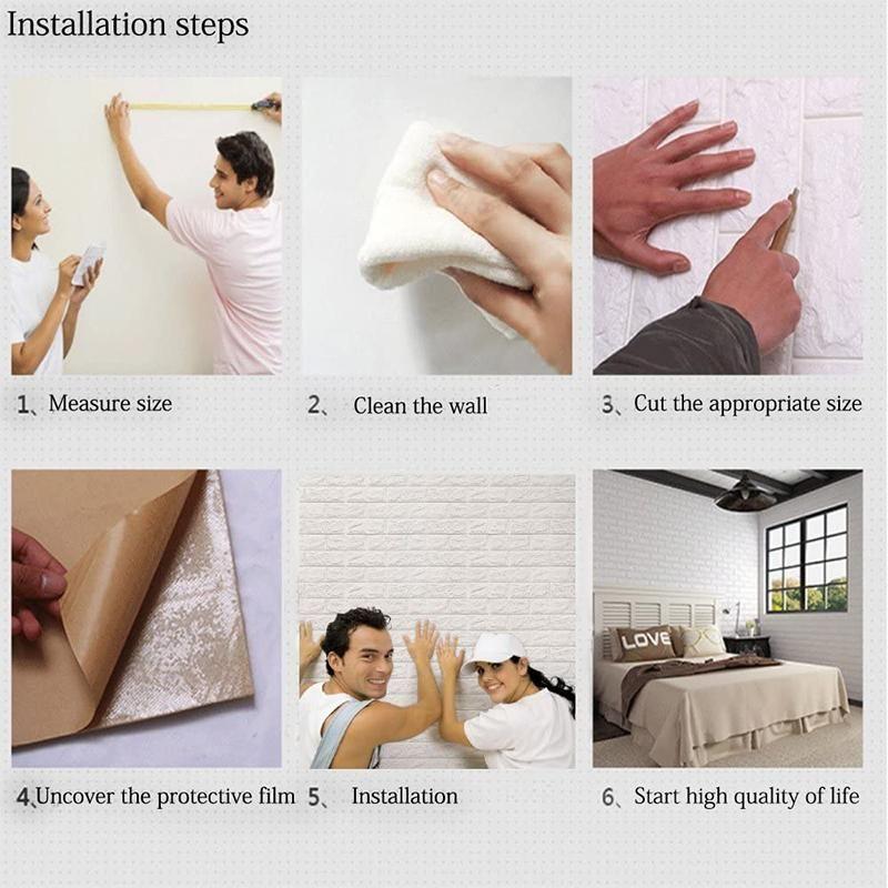 3D Wall Panels Peel and Stick Wallpaper