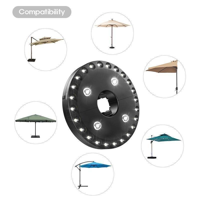 Patio Umbrella Light Pole Mounted