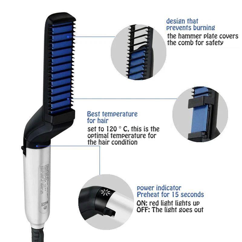 Multifunctional styling comb