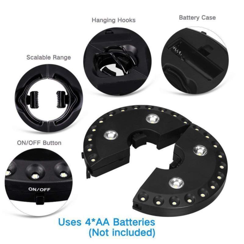 Patio Umbrella Light Pole Mounted