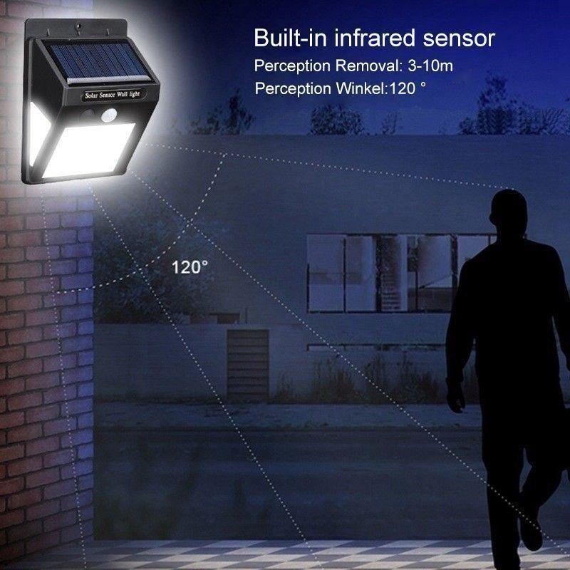 20 LED Solar Lamps Outdoor, Super Bright Wall Lamp with Motion Sensor