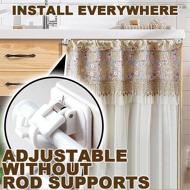 Nailless Adjustable Pole Bracket Mounts