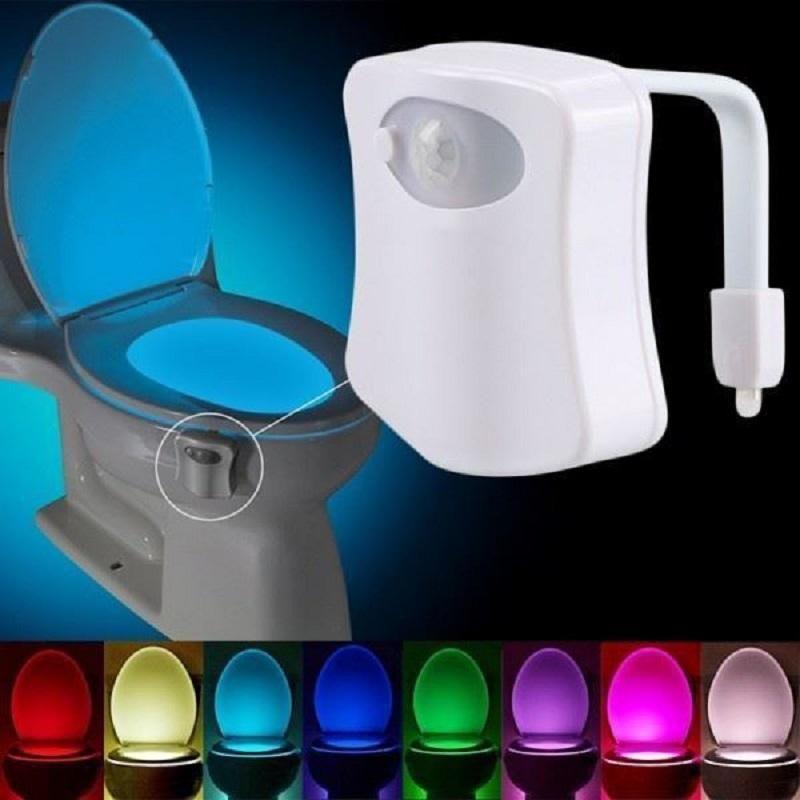 Toilet Cover Sensor Light Multi-function Toilet Night Light