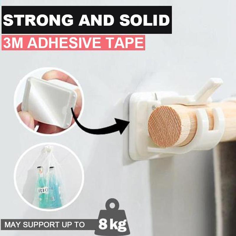 Nailless Adjustable Pole Bracket Mounts