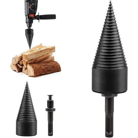 Firewood Drill Bit with Round Shank