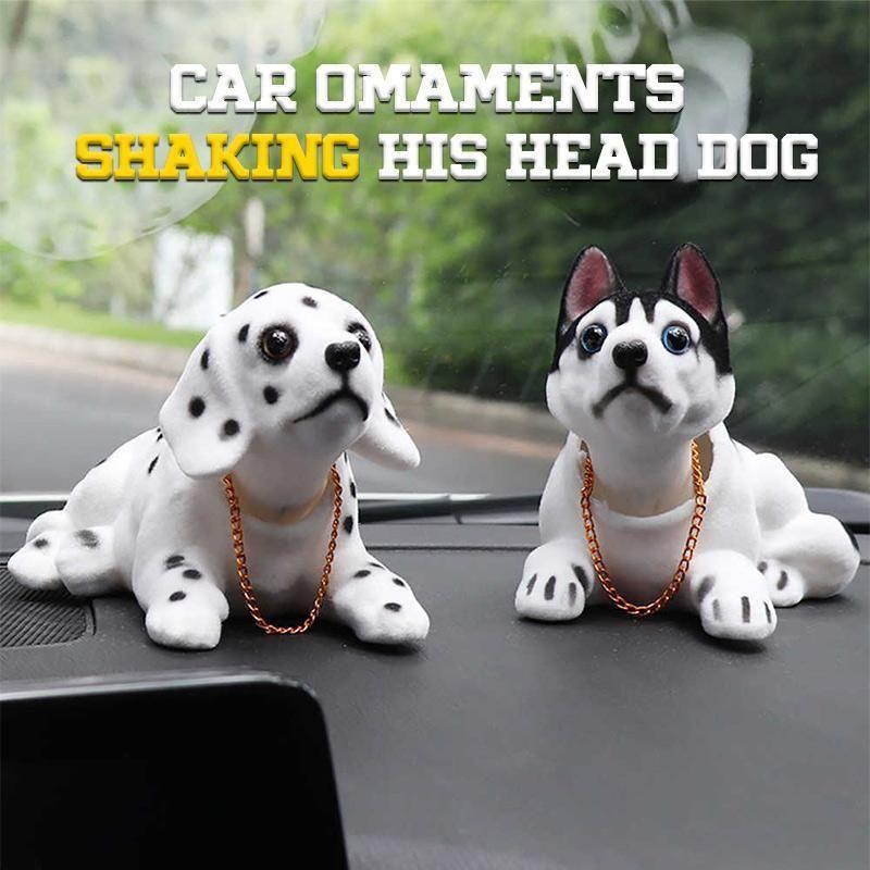 Car Ornaments Shaking His Head Dog