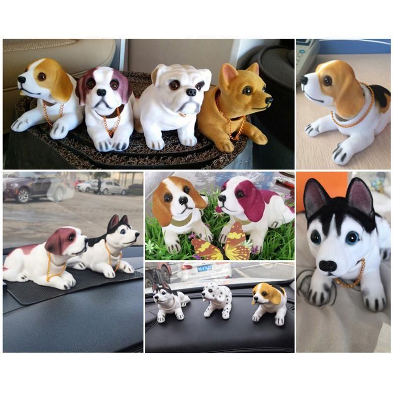 Car Ornaments Shaking His Head Dog