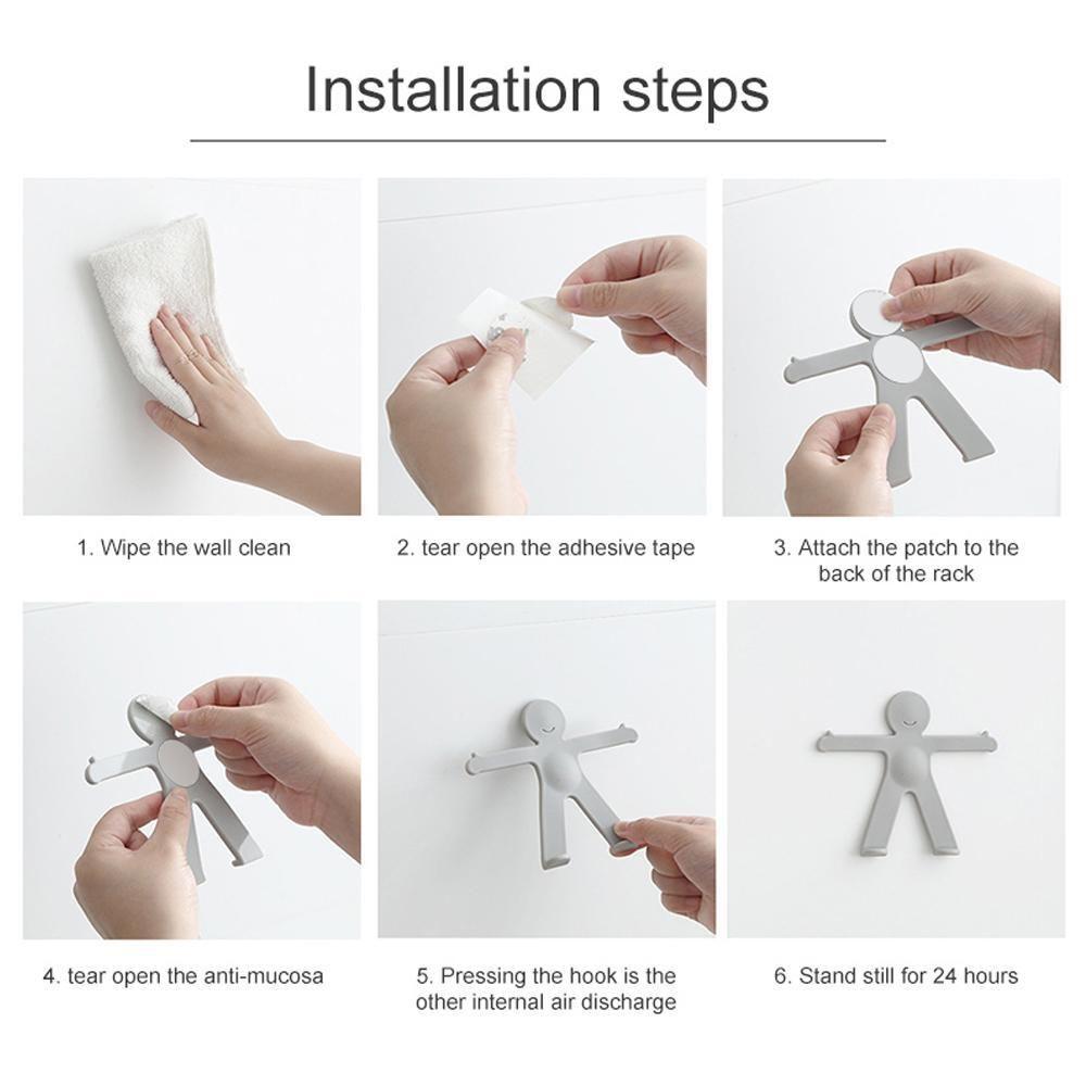 Creative Little Person Wall Coat Hook