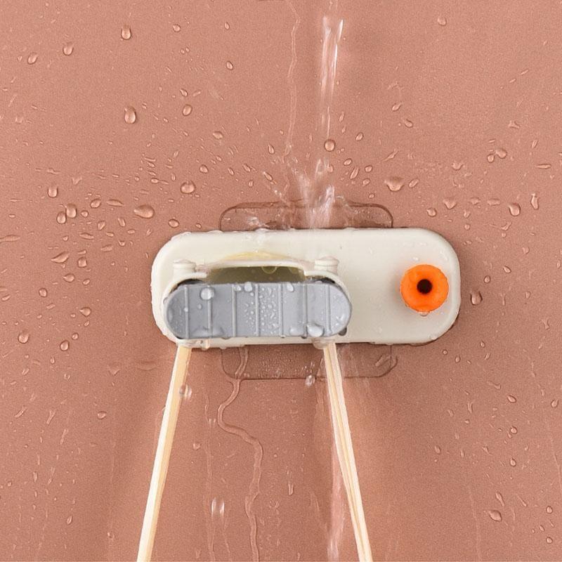 2 In 1 multifunctional broom holder