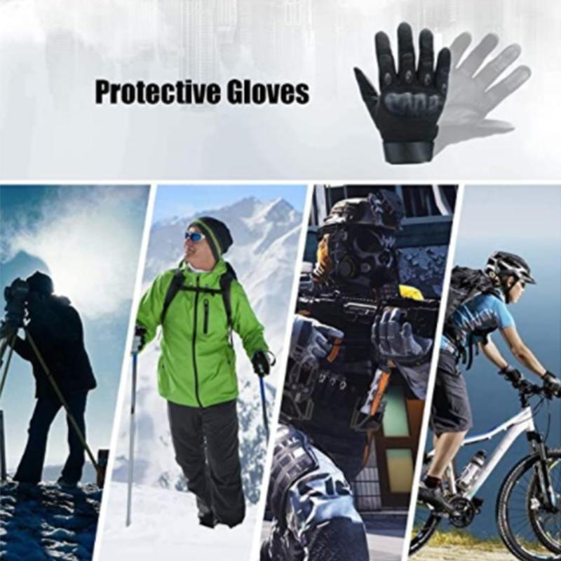 Touch Screen Full Finger Gloves for Outdoor Sports and Work
