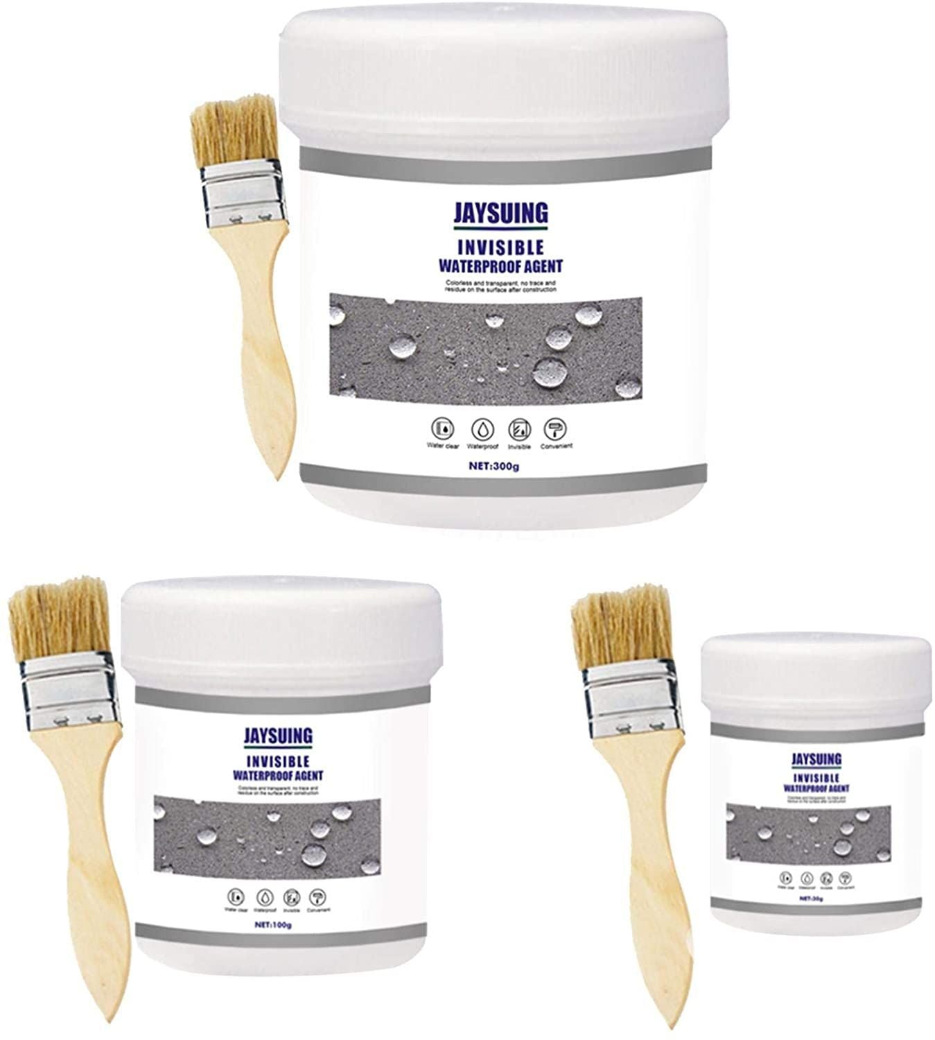 TRANSPARENT WATERPROOF COATING AGENT