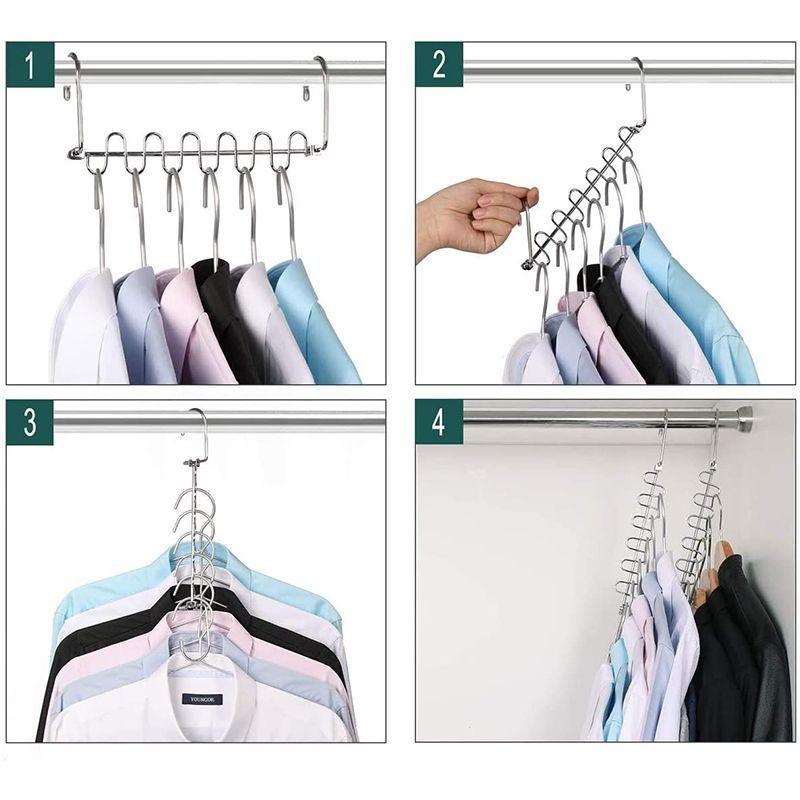 Multifunctional Space Saving Magic Hanger
