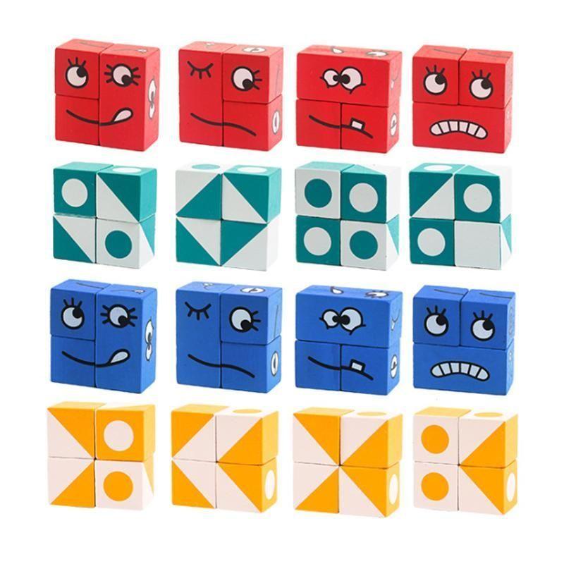 Puzzle Building Cubes