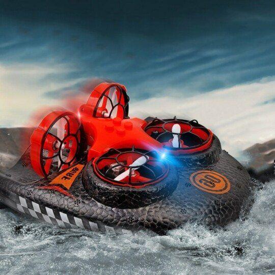 Water, land and air three-in-one drone flying toy