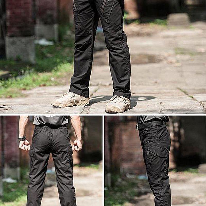 Men's waterproof tactical pants with pockets