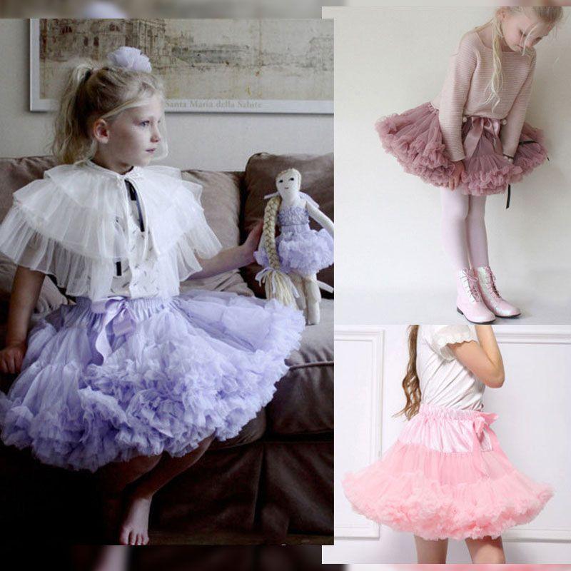 Baby Girls Tutu Skirt  Princess Fluffy Soft Tulle Ballet Birthday Party Pettiskirt