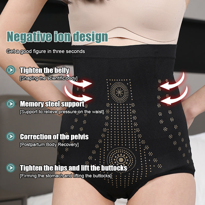 Powerful waistband slimming and hip lifting briefs