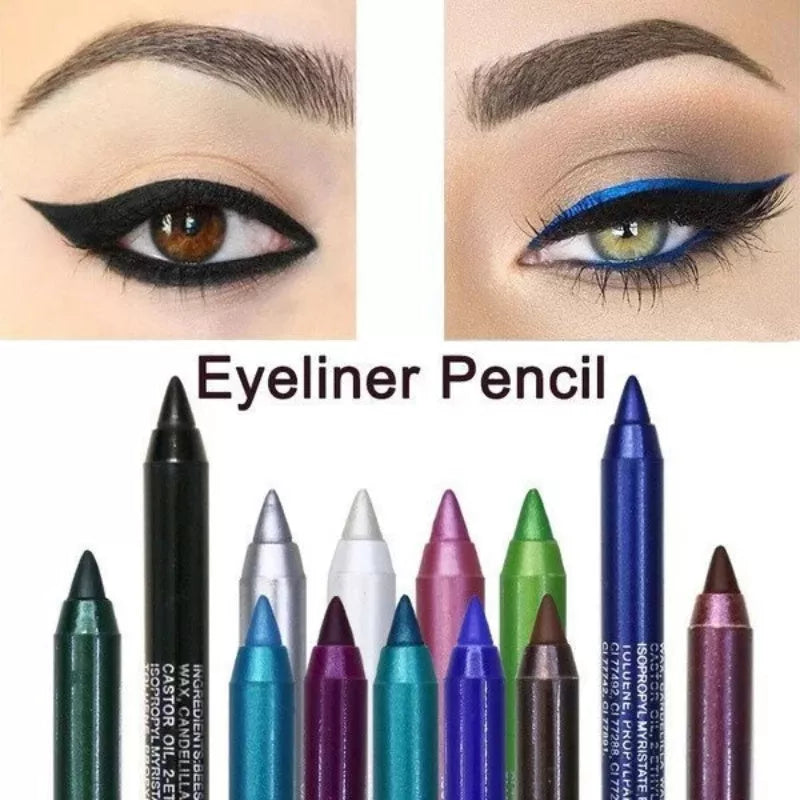 Long-lasting colored eyeliner