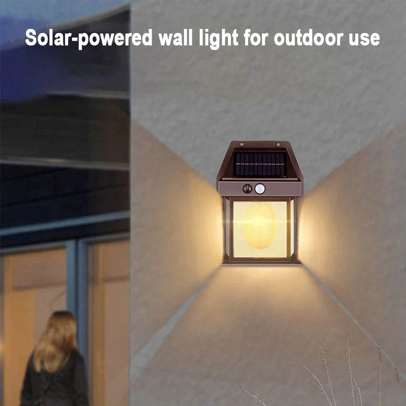 Outdoor Solar Tungsten Wall Light