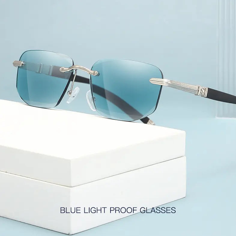 Sapphire High Hardness Anti-Blue Light Far and Near Presbyopic Sunglasses