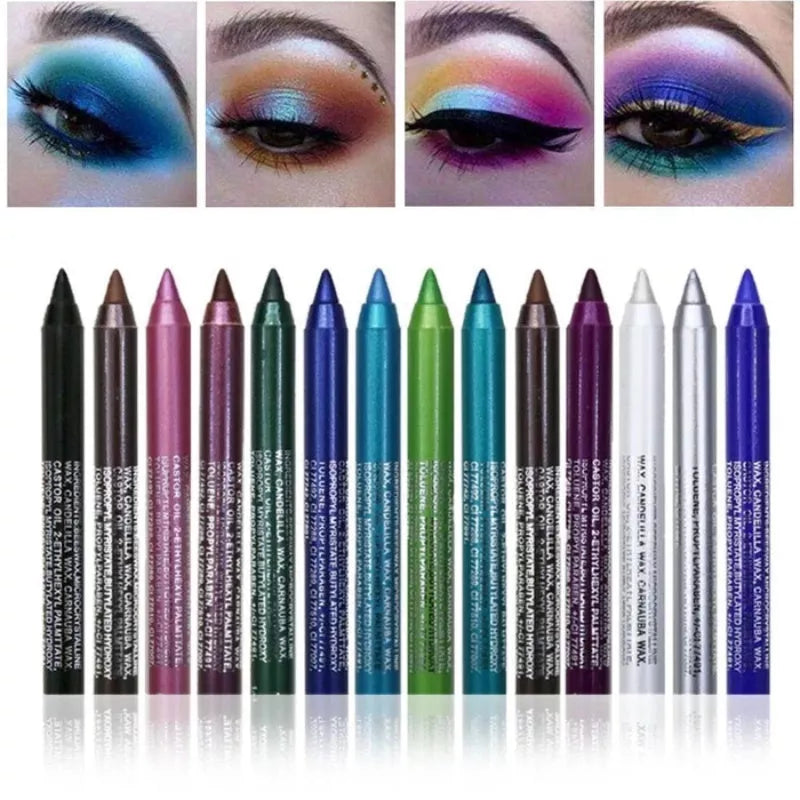 Long-lasting colored eyeliner