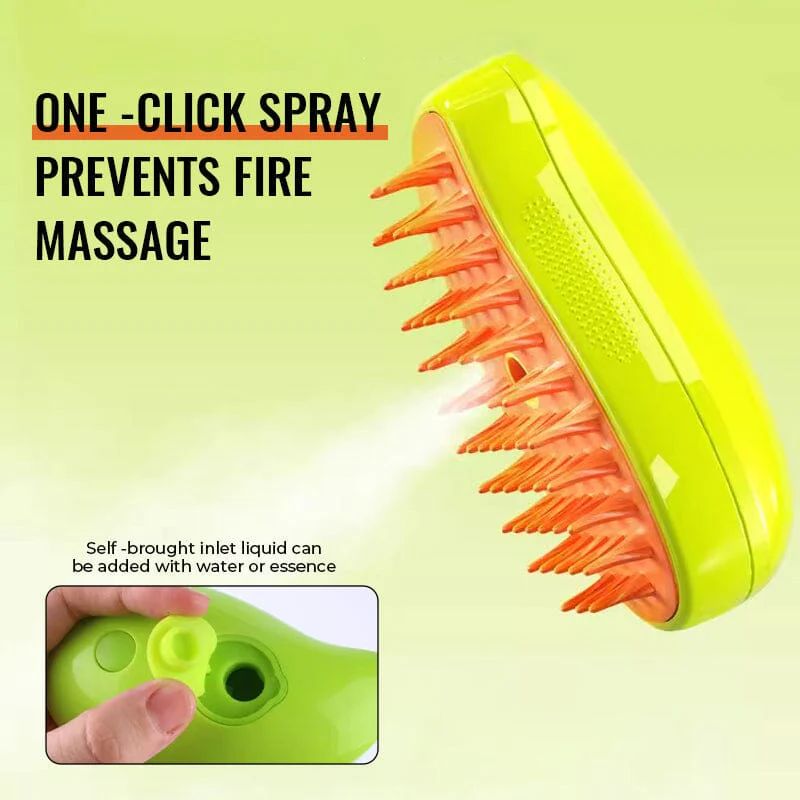 Spray liquid hair comb