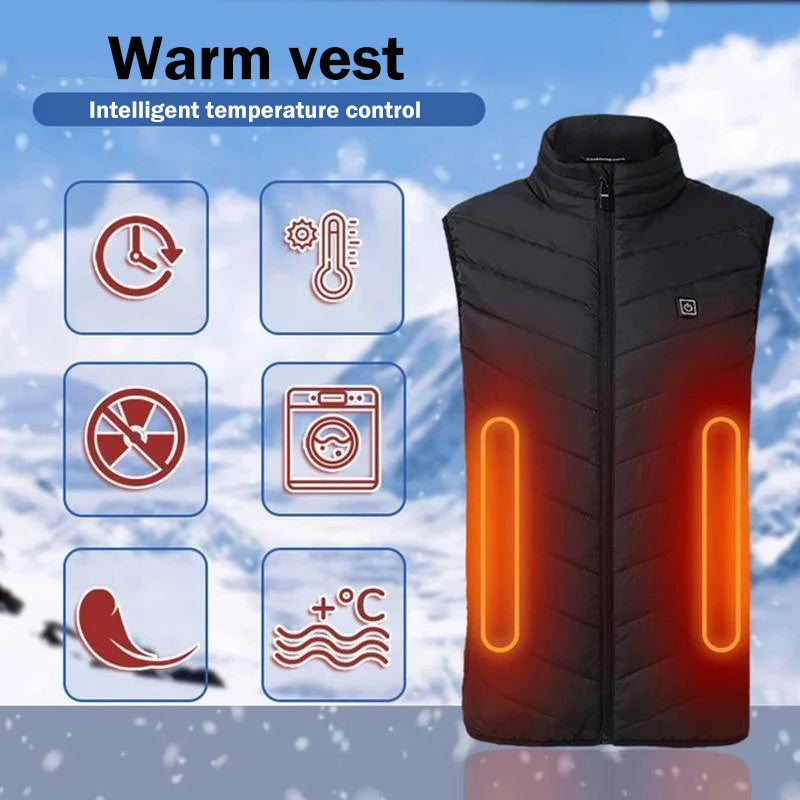 Heated Jacket, Winter Warm, USB Charged