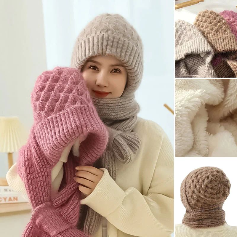 Warm and windproof ear protection scarf