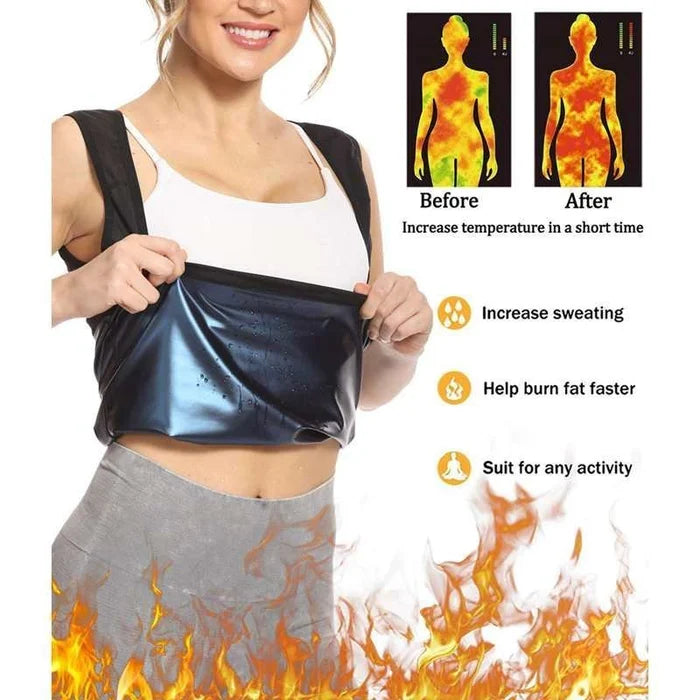 Versatile Heat Trapping Sweat Compression Vest For Men And Women