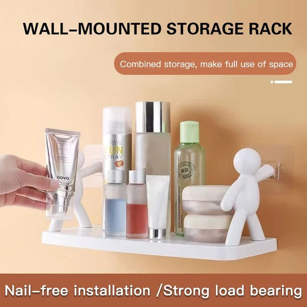 Punch-free villain storage rack