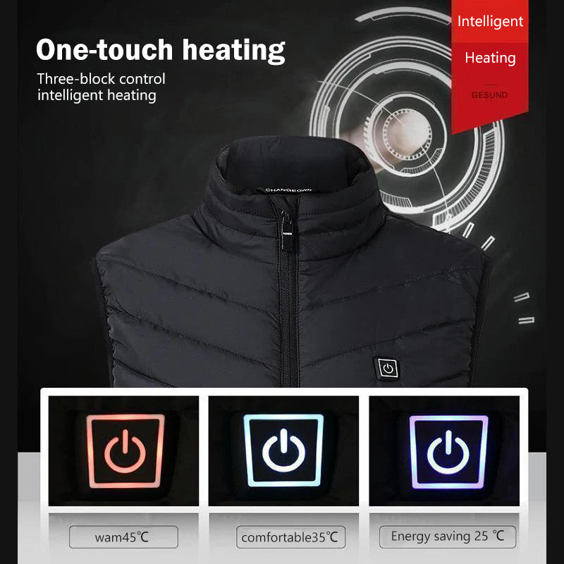 Heated Jacket, Winter Warm, USB Charged