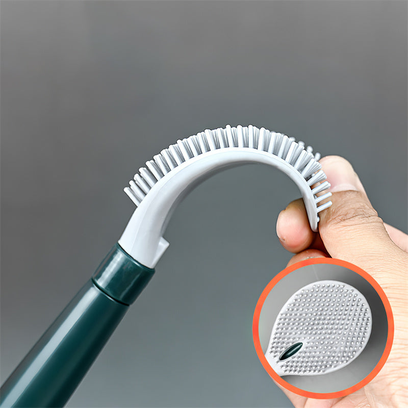 Punch-free  Long Handle Silicone Toilet Brush