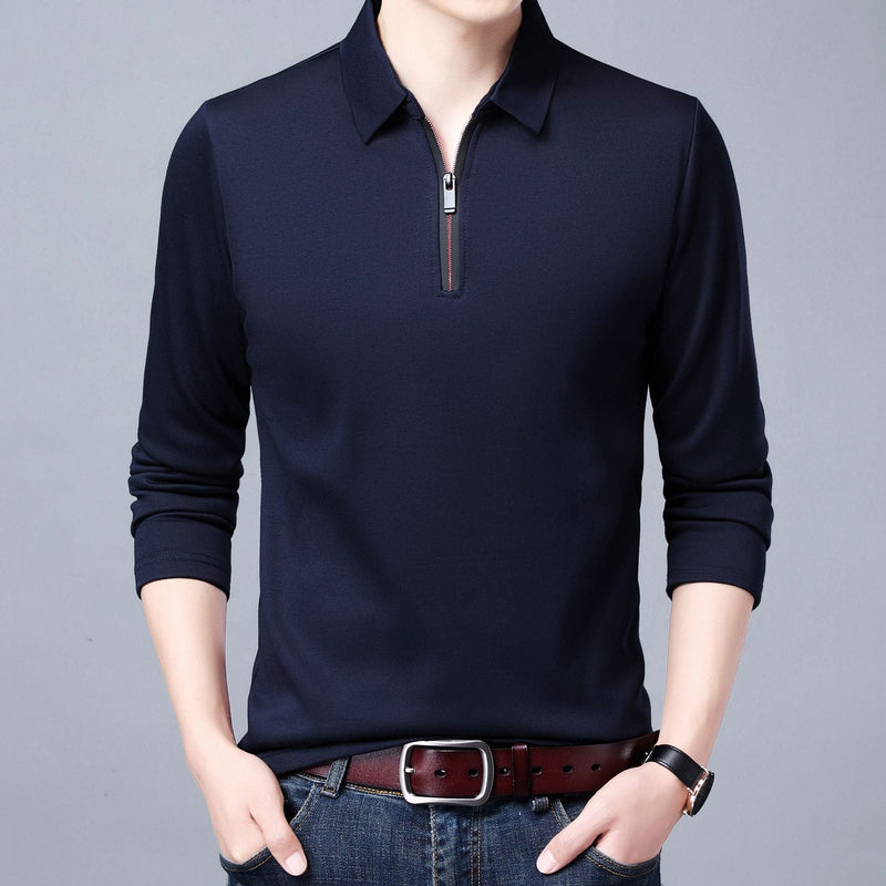 New Men's Long Sleeve POLO Shirts