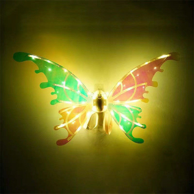 Electric fairy butterfly wings with LED lights