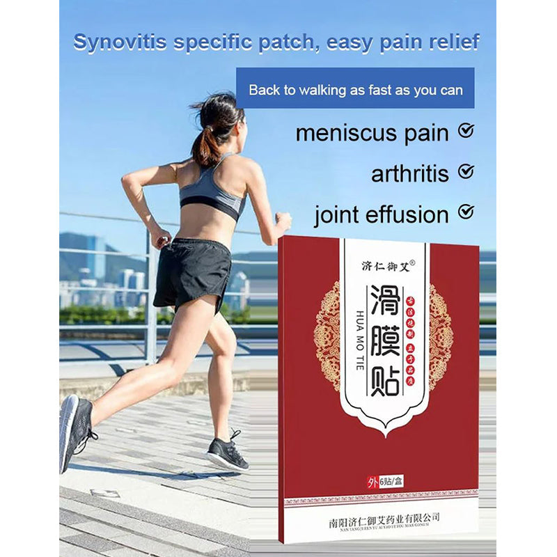 Specific pain relief patch for knee synovitis