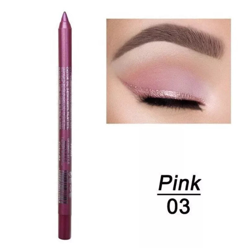 Long-lasting colored eyeliner