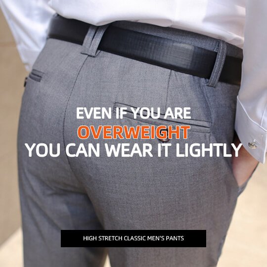 NEW STYLEHIGH STRETCH MEN'S CLASSIC PANTS