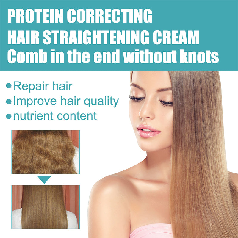 Protein corrector cream for straightened hair