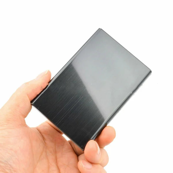 Ultra-thin anti-theft brush anti-demagnetization metal card case