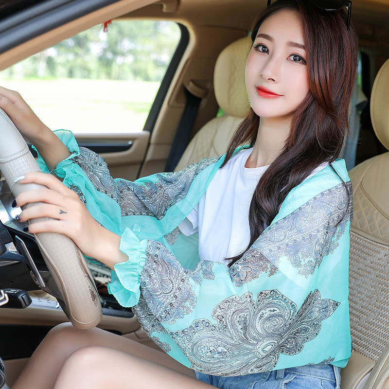 Women's Driving/Travel Sun Shawl