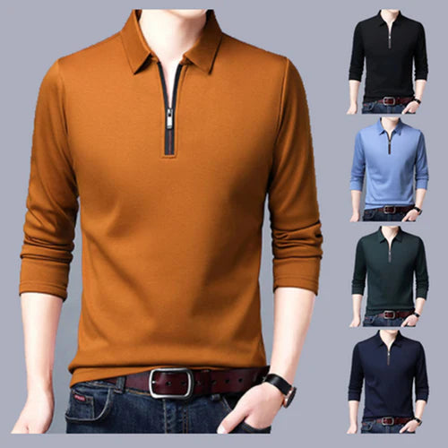 New Men's Long Sleeve POLO Shirts