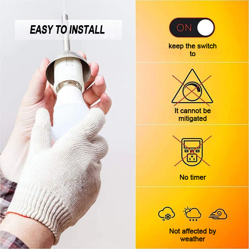 Automatic motion sensor LED light