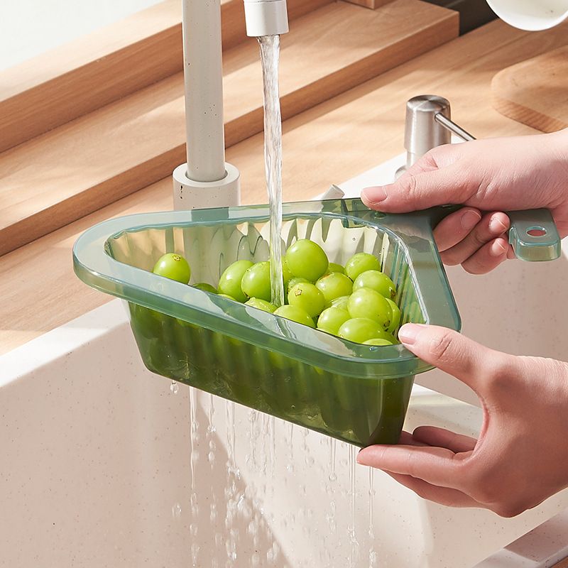 Adjustable Corner Kitchen Sink Strainer Basket