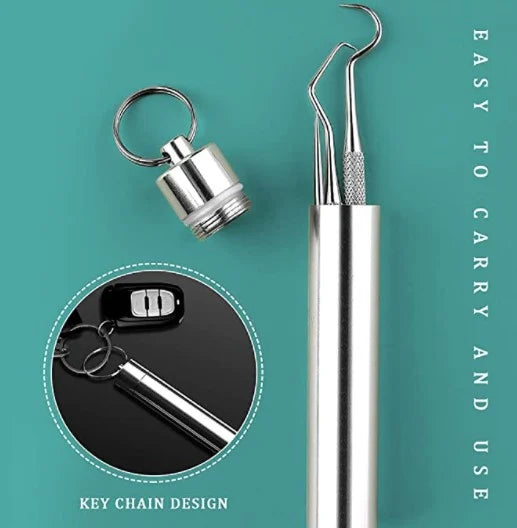 Toothpick Set made of stainless steel, 7 pieces (buy 1, get 1 free)