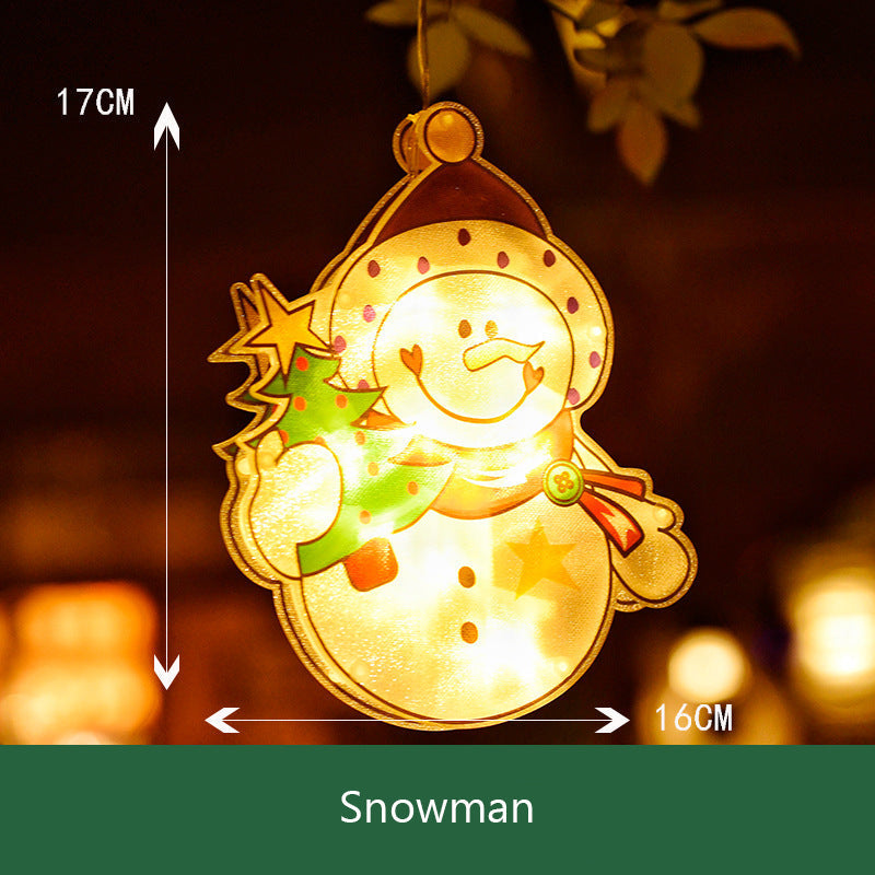 Christmas window hanging light