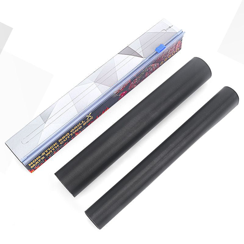 Non-adhesive Grill mats with Cutting box