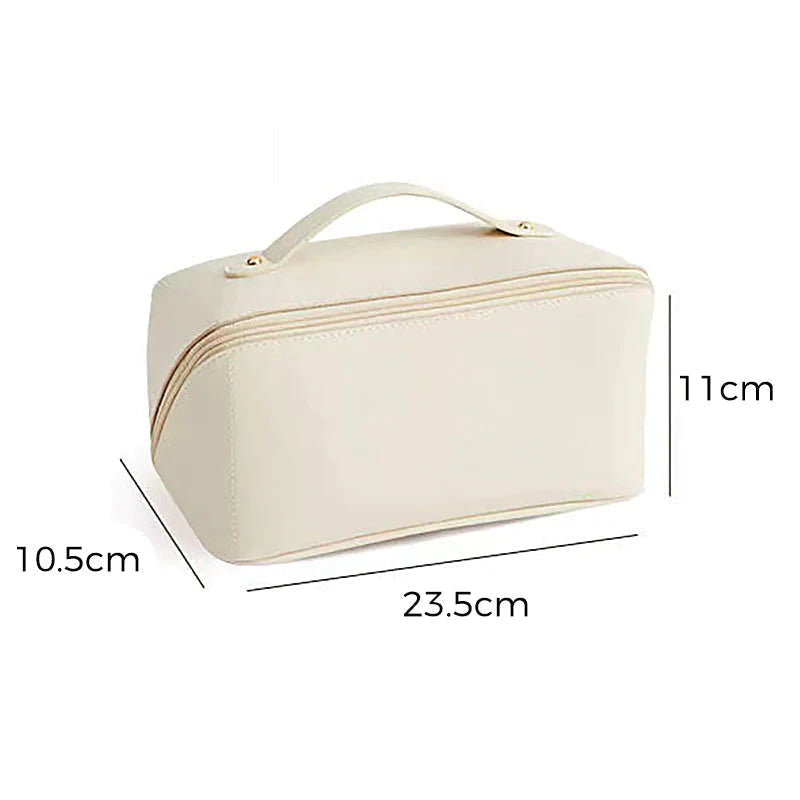 Large capacity makeup bag for travel