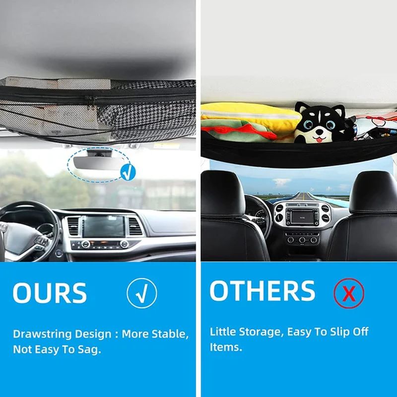 Car storage mesh pocket